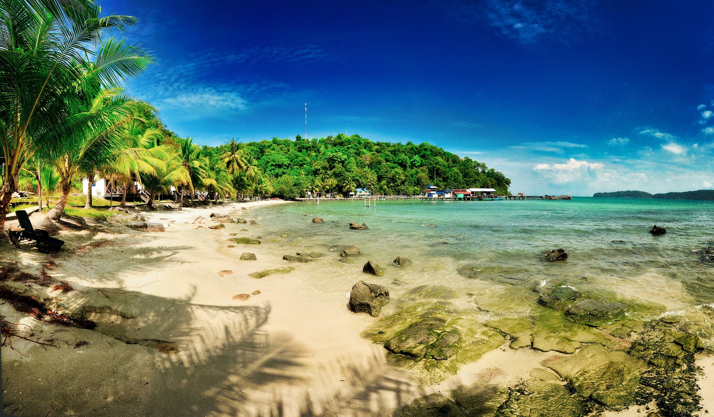 beach scene